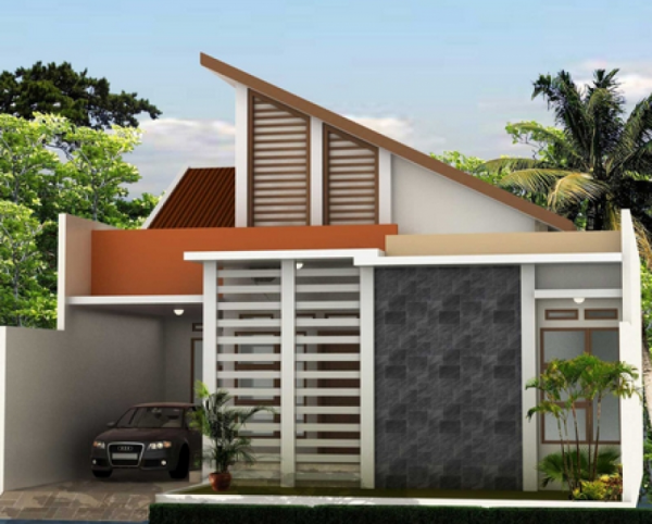 25 Desain Rumah Atap Miring Satu Sisi Yang Menarik Desain Id